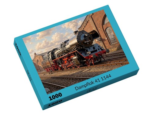 Eisenbahn puzzle dampflok - puzzle, 41