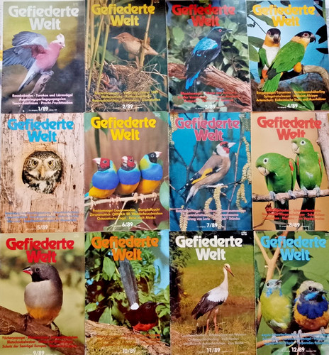 Gefiederte welt jahrgang - jahrgang, 1989