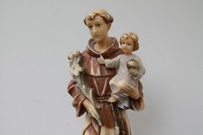 Hl. Antonius v. Padua-Figur-Statue-H: ca. 39 cm-Lilien und Jesuskind