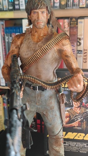 Rambo figurine customisée - 1/6,