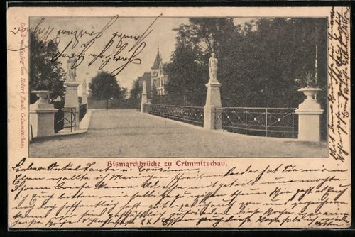 Ansichtskarte crimmitschau - ansichtskarte,