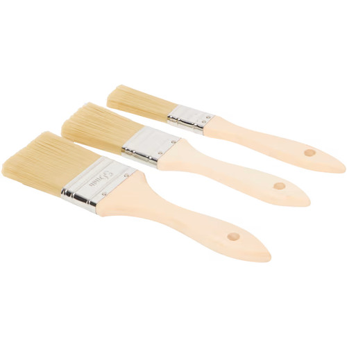 3er flachpinsel set - 3er,