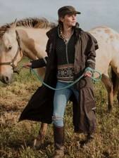 SCIPPIS Mossman Coat Outdoor Reitmantel Mantel Regenmantel Country Western braun