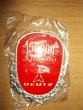 Deutz 150000 km Plakette Silber; LKW, Feuerwehrauto, Schlepper, Traktor,