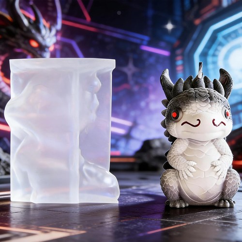 Drachen silikonform kerze - silikonform,
