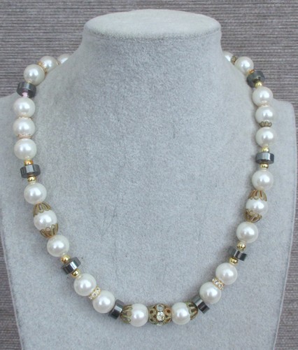 Modeschmuck perlenkette mit - perlenkette,