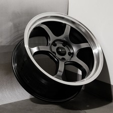 18x8.5 Hyper Black Wheels Vors