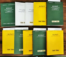 10 Karl +Faber 1976 / 1990, Gemälde, Landkarten,Veduten meist mit ERGEBNISLISTEN