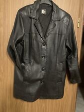 Lederjacke-Longjacke-Longblazer-Gehrock“ GoIn“ Gr.40 schwarz Neuwertig 2xgetrag.