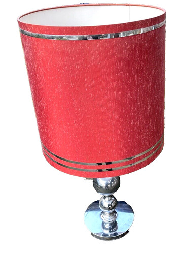 70er jahre design lampe chrom - design,