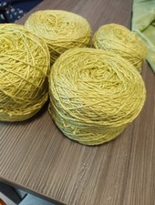 Wolle Hellgrün Mercerisiert Strickgarn