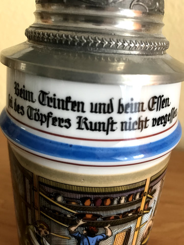 Bierkrug töpferhandwerk von - töpferhandwerk,