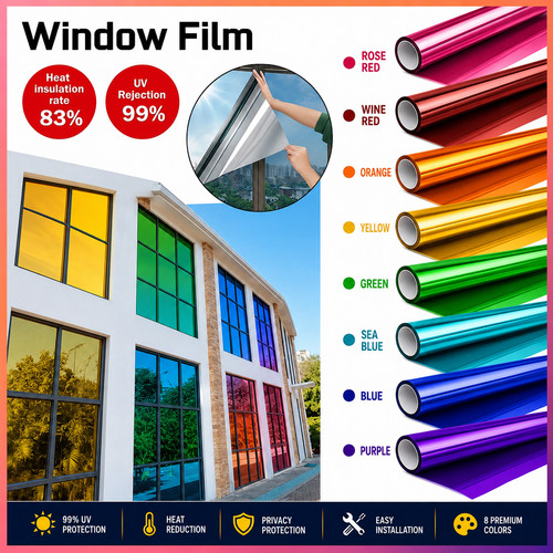Regenbogen fensterfolie - regenbogen,