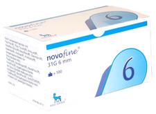 NOVOFINE Nadeln 31 G 6 mm Tip
