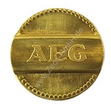 WAG AEG Waschmarken, Wertmarken für Münzzeitzähler, Waschmünze VE=50