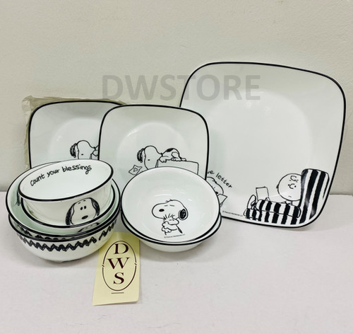 Corelle peanuts snoopy - corelle, &