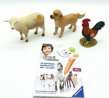 TipToi Spielfiguren Tiere Tierwelt Hahn, Schaf & Hund Lernsystem Ravensburger 