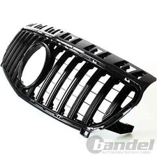SPORT GRILL KÜHLERGRILL SCHWARZ GLANZ für MERCEDES A-KLASSE W176 FACELIFT 15-18