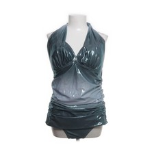 Opera, Bikini, Größe: 44, LKZ 110060, Elasthan/Nylon/Polyester, Blau/Grau #jD1