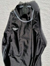 SPEEDO HYDRASUIT Glanz BADEANZUG RRV Zipper Highleg  Sweet Gr 36 / M  Rarität!