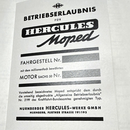 Hercules moped - hercules,