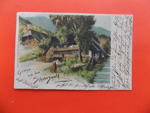 Alte postkarte gruss aus - alte,