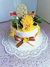 Handtuchgeschenk Torte zum *