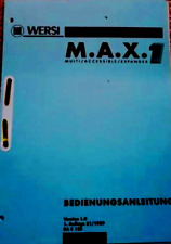 WERSI Bedienungsanleitung MAX 1   