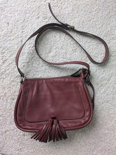 ABRO Frauen-Handtasche, Rot Leder