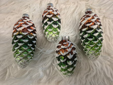 Tannenzapfen Christbaumkugel Weihnachtskugel Christbaumschmuck  Krebs Lauscha gr