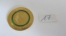 5 EURO MÜNZE -Gemässigte Zone 2019 G - Polymer-Ring - 24 KARAT FEIN VERGOLDET