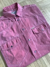 »MUSTANG« 80/90er Jahre Vintage Jeanshemd # Shirt - Gr: M - Herren - Rot