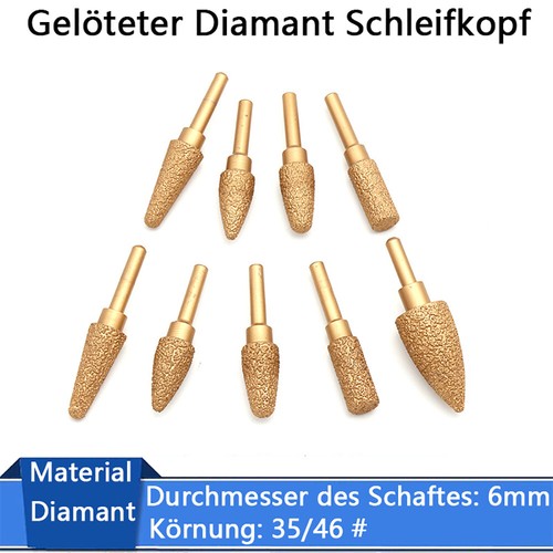 Gelötete diamant schleifkopf - gelötete,