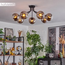 Rauchglas flammig decken - rauchglas, 7-flammig