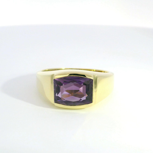 Ring mit amethyst 585er - mit,