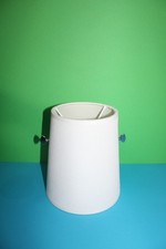 Stehlampe Lampenschirm Weiß Chrom E27 Stoff Textil Lampen Schirm Deckenlampe