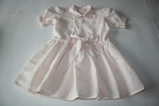 Altes Puppenkleid Kleid Puppenkleidung für antike Puppen - Gesamtlänge ca. 48 cm