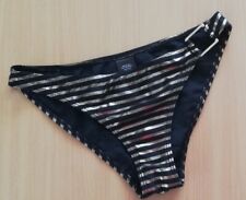 Neu ? Süße Bikini Hose von H&M Größe 34 Schwarz Gold Streifen 