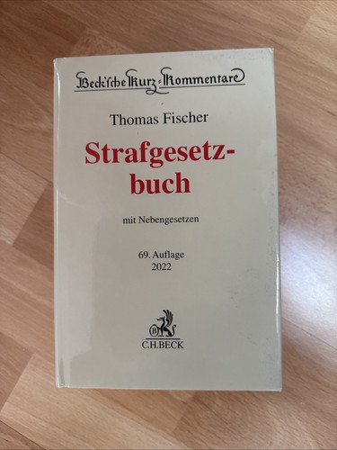 Thomas fischer strafgesetzbuch - thomas,