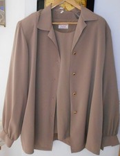 Seiden Bluse mit Top