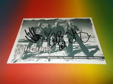Mercenary Dänemark Death Metal Band signed signiert Autogramm auf Autogrammkarte