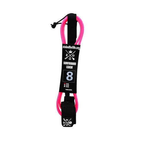 Stoked 4life surfboard leash - stoked,