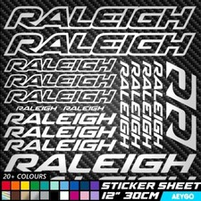 18x Raleigh Vinyl Aufkleber