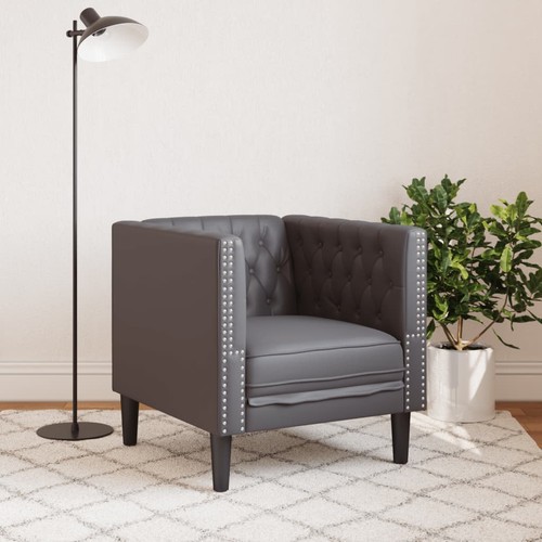 Chesterfield sofa kunstleder - sofa,