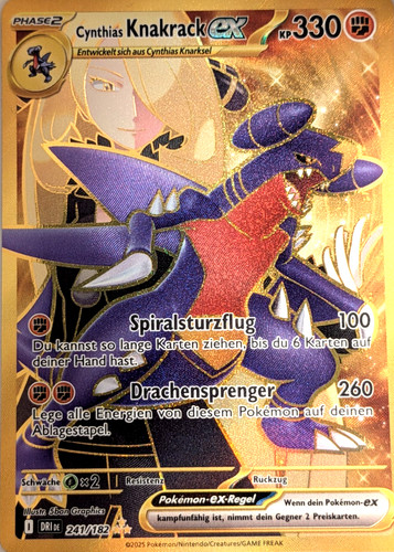 Pokemon karte cynthias - karte,