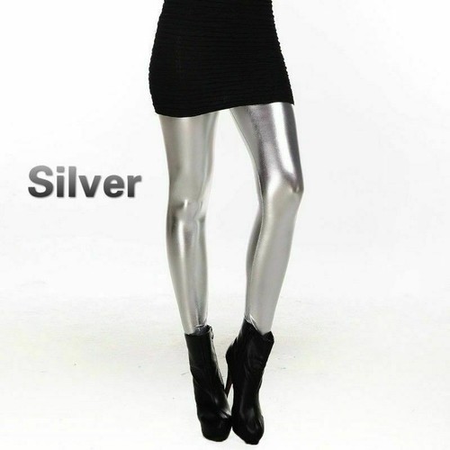 Damen wetlook leggings - damen,