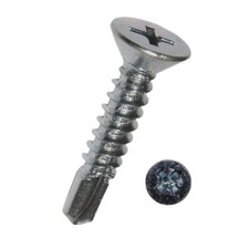 Bohrschrauben Kreuz PH Senkkopf selbstschneidende verzinkt Stahl DIN 7504 P O