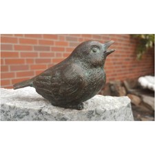 GARTEN VOGEL aus BRONZE