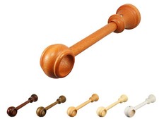 Wandhalter Deckenhalter lang aus Holz lackiert für 28 mm Gardinenstangen