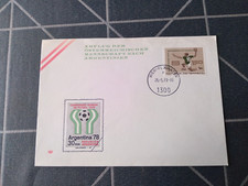 Brief 1978 Abflug Fußballnationalmannschaft nach Argentinien